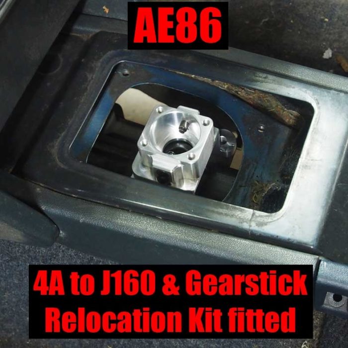 Gearbox adapter kit: 4AGE / 7A to J160-G (1GFE) -885